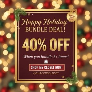 Holiday Bundle Deal 40% Off